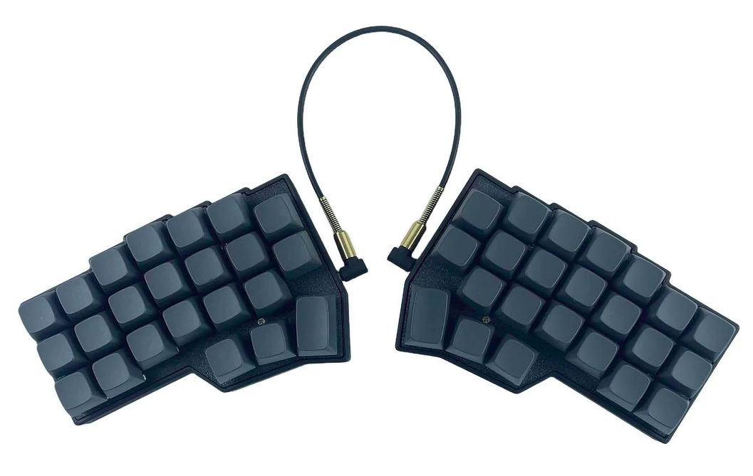 Split programmable keyboard